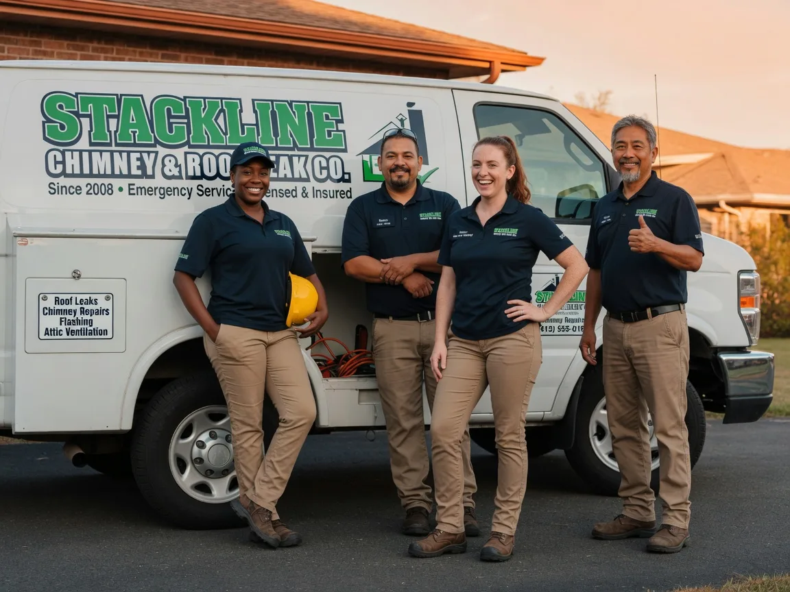 Chimney flashing repair company in Rosemont, WV